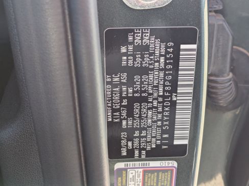 Certified 2023 Kia Sorento SX Prestige image 33