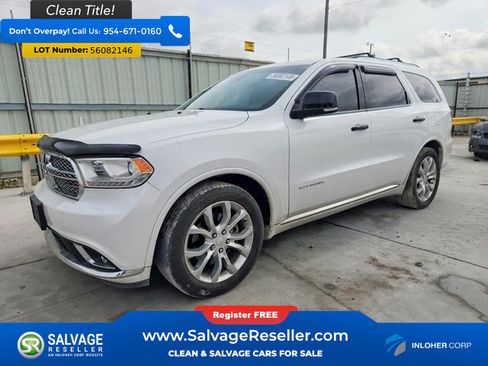 Used 2017 Dodge Durango Citadel w/ Premium Entertainment Group RWD image 1