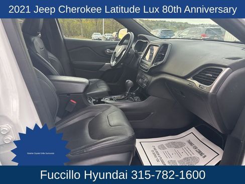 Used 2021 Jeep Cherokee Latitude Lux 80th Anniv w/ Quick Order Package 26U 80TH AWD/4WD image 15
