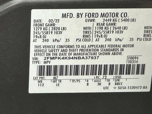 Used 2022 Ford Edge Titanium image 40