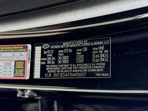 Used 2022 Hyundai Santa Cruz Limited image 22