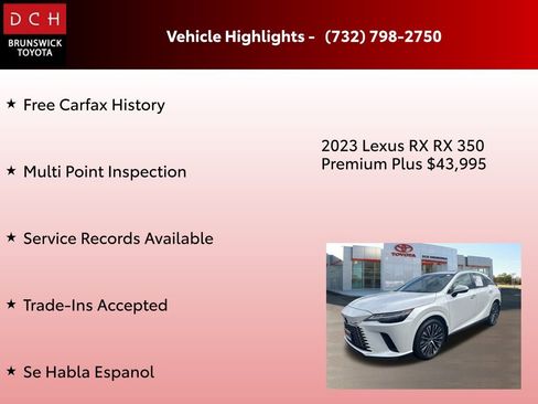 Used 2023 Lexus RX 350 Premium Plus image 4