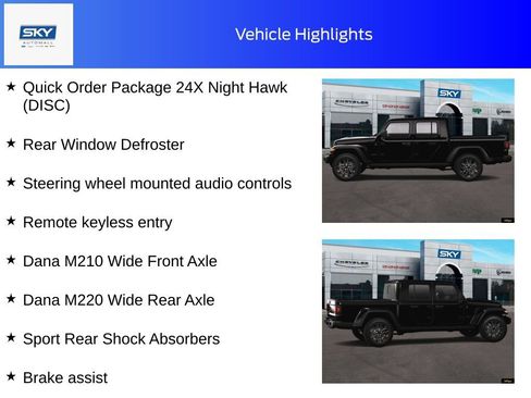 New 2025 Jeep Gladiator Nighthawk image 11