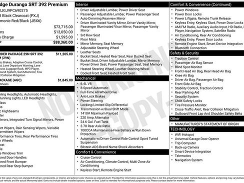 New 2023 Dodge Durango SRT image 4