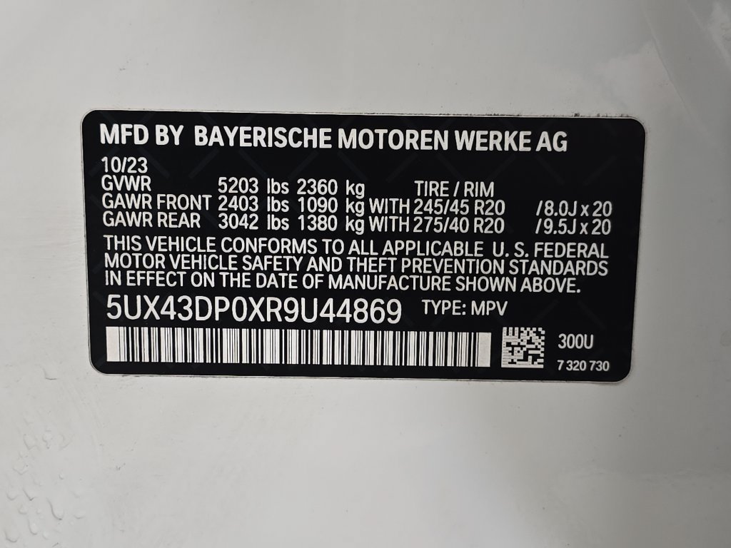 Used 2024 BMW X3 sDrive30i w/ M Sport Package RWD image 34