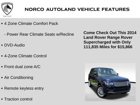 Used 2014 Land Rover Range Rover Supercharged AWD/4WD image 14