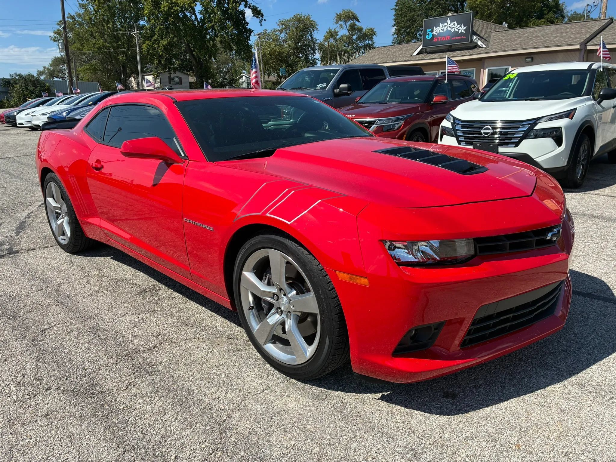 Used 2015 Chevrolet Camaro SS w/ LPO, Red Appearance Package RWD image 1