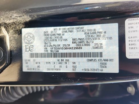 Used 2017 Ford F150 XLT w/ Equipment Group 302A Luxury AWD/4WD image 49