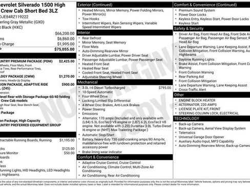 Used 2024 Chevrolet Silverado 1500 High Country w/ High Country Premium Package image 44