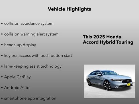 New 2025 Honda Accord Touring image 10