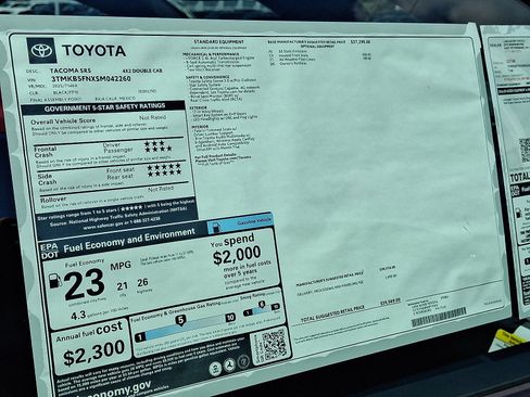 New 2025 Toyota Tacoma SR5 image 7