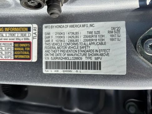 Certified 2020 Honda CR-V EX-L image 31