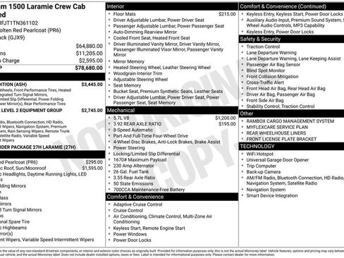 New 2026 RAM 1500 Laramie w/ Night Edition AWD/4WD image 41