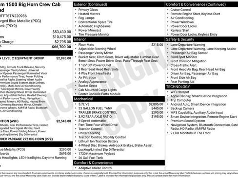 Used 2026 RAM 1500 Big Horn AWD/4WD image 2