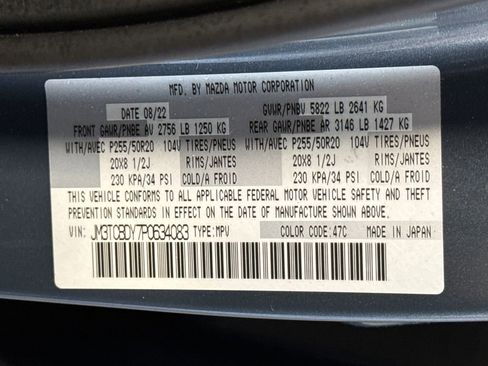 Certified 2023 MAZDA CX-9 Carbon Edition AWD/4WD image 29