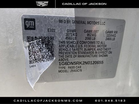 Used 2022 Cadillac CT5 Premium Luxury w/ Climate Package RWD image 10