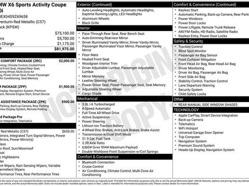 Used 2025 BMW X6 xDrive40i image 12