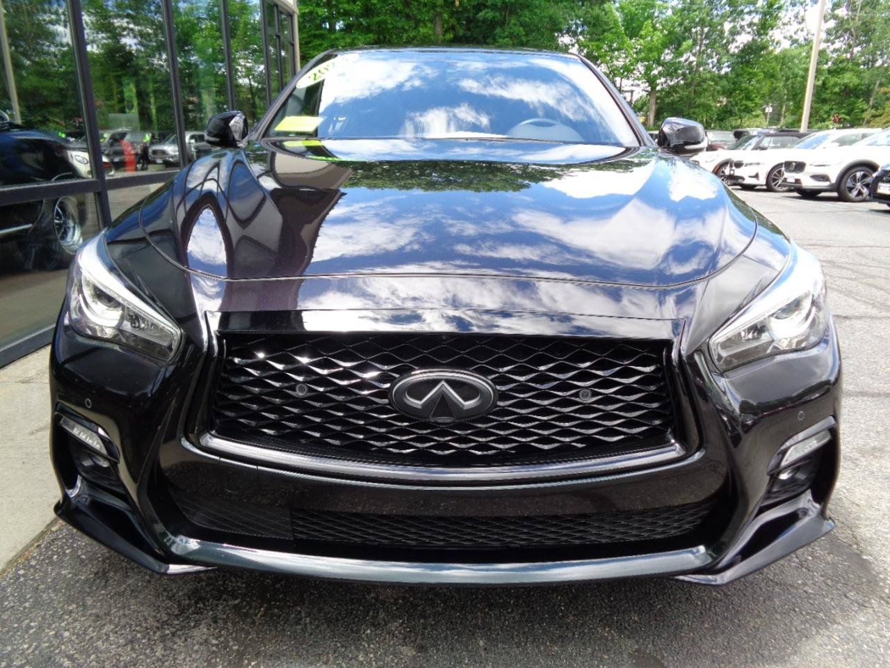 Used 2023 INFINITI Q50 Red Sport 400 w/ Black Opal Edition AWD/4WD image 2