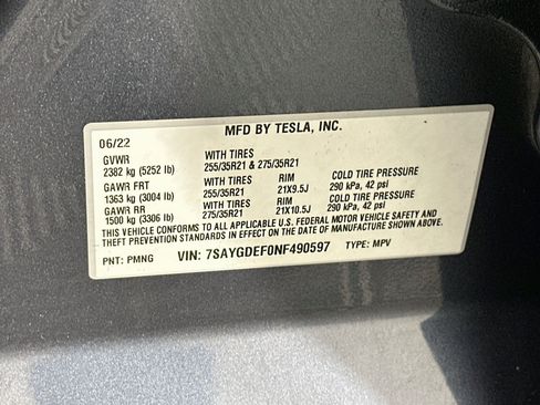 Used 2022 Tesla Model Y Performance AWD/4WD image 12