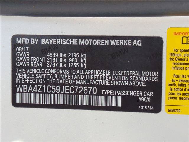 Used 2018 BMW 430i Convertible RWD image 23