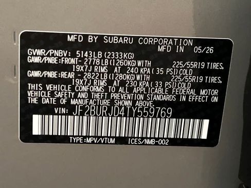 New 2026 Subaru Outback Touring XT AWD/4WD image 22
