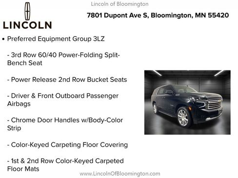 Used 2024 Chevrolet Tahoe High Country image 9