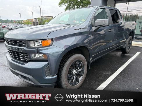 Used 2020 Chevrolet Silverado 1500 Custom w/ Custom Value Package AWD/4WD image 1