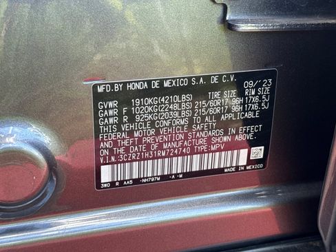 Used 2024 Honda HR-V LX image 28