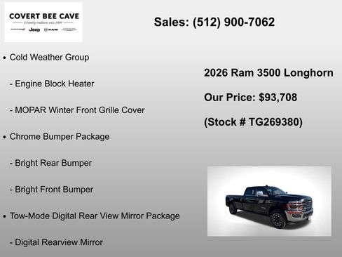 New 2026 RAM 3500 Longhorn image 24