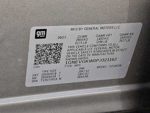 Used 2023 Chevrolet Traverse LT w/ LPO, Floor Liner Package AWD/4WD image 33