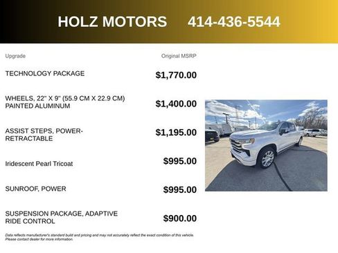 Certified 2023 Chevrolet Silverado 1500 High Country w/ Technology Package image 5