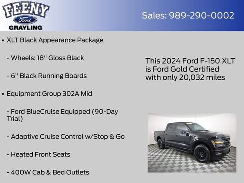 Used 2024 Ford F150 XLT w/ Equipment Group 302A MID AWD/4WD image 14