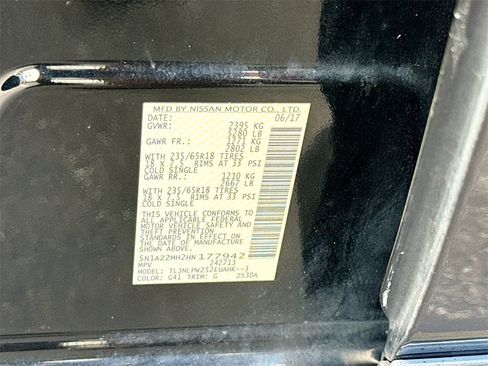 Used 2017 Nissan Murano S w/ Navigation Package image 35