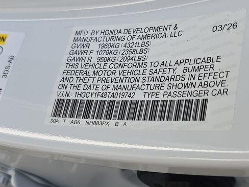 New 2026 Honda Accord SE image 31