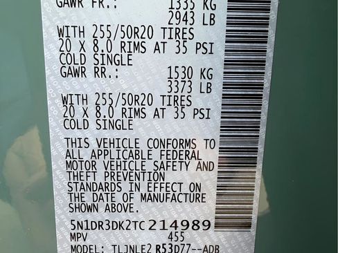 New 2026 Nissan Pathfinder Platinum image 36