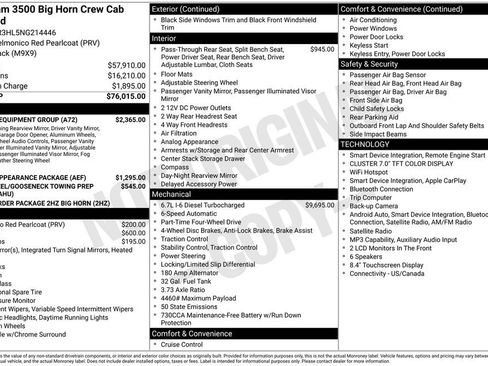 Used 2022 RAM 3500 Big Horn w/ Level A Equipment Group AWD/4WD image 2