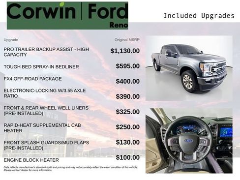 Certified 2020 Ford F250 Limited w/ FX4 Off-Road Package AWD/4WD image 3