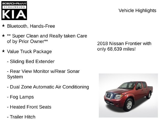 Used 2018 Nissan Frontier SV w/ Value Truck Package RWD image 7