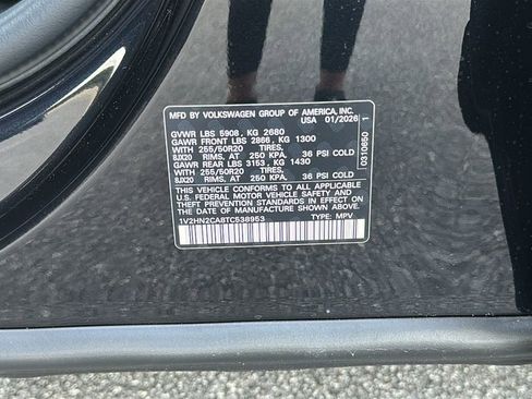 New 2026 Volkswagen Atlas SE image 27