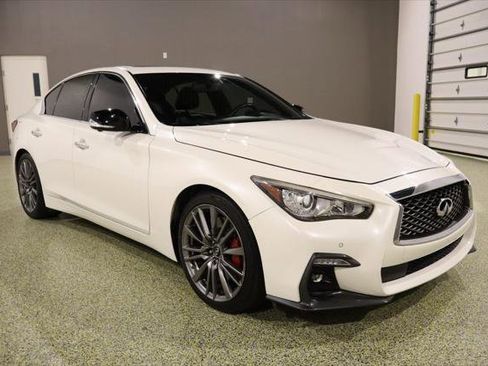 Used 2018 INFINITI Q50 Red Sport 400 w/ Sensory Package (Sport) image 1