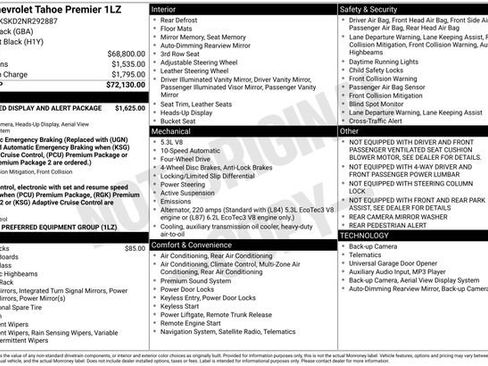Used 2022 Chevrolet Tahoe Premier image 12
