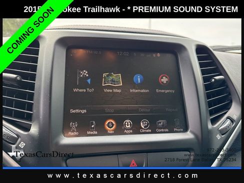 Used 2015 Jeep Cherokee Trailhawk w/ Comfort/Convenience Group image 8