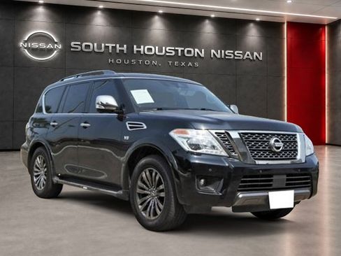 Used 2019 Nissan Armada Platinum w/ Captain's Chairs Package RWD image 1