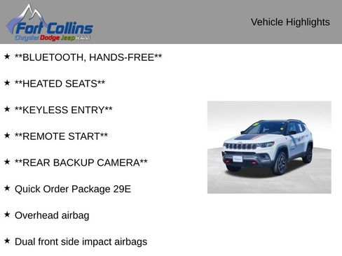 Used 2025 Jeep Compass Trailhawk AWD/4WD image 4