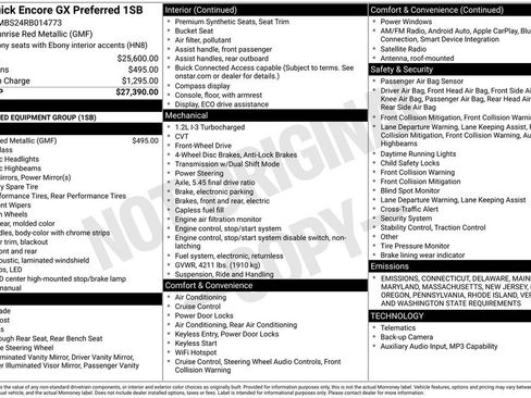 Used 2024 Buick Encore GX Preferred image 40