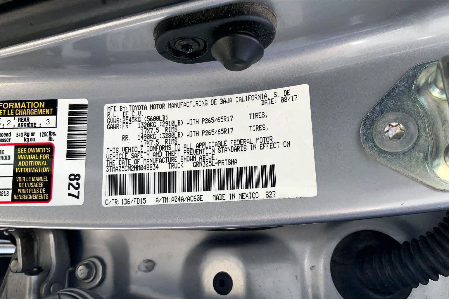 Used 2017 Toyota Tacoma 2WD Double Cab image 20