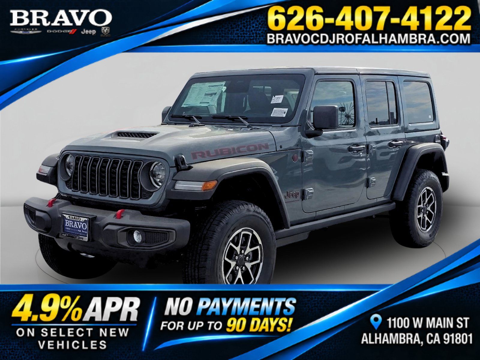 New 2026 Jeep Wrangler Unlimited Rubicon AWD/4WD image 1