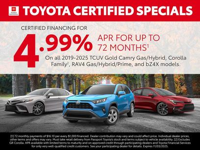 Certified 2025 Toyota Camry SE