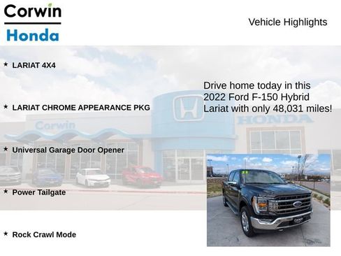 Used 2022 Ford F150 Lariat AWD/4WD image 7