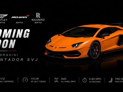 Used 2020 Lamborghini Aventador SVJ